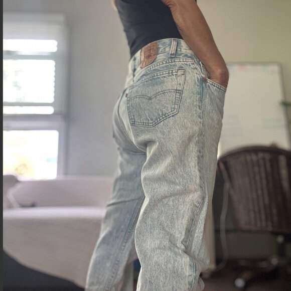 VINTAGE STONEWASH USA LEVIS 🔥 28/28 - Picture 6 of 16